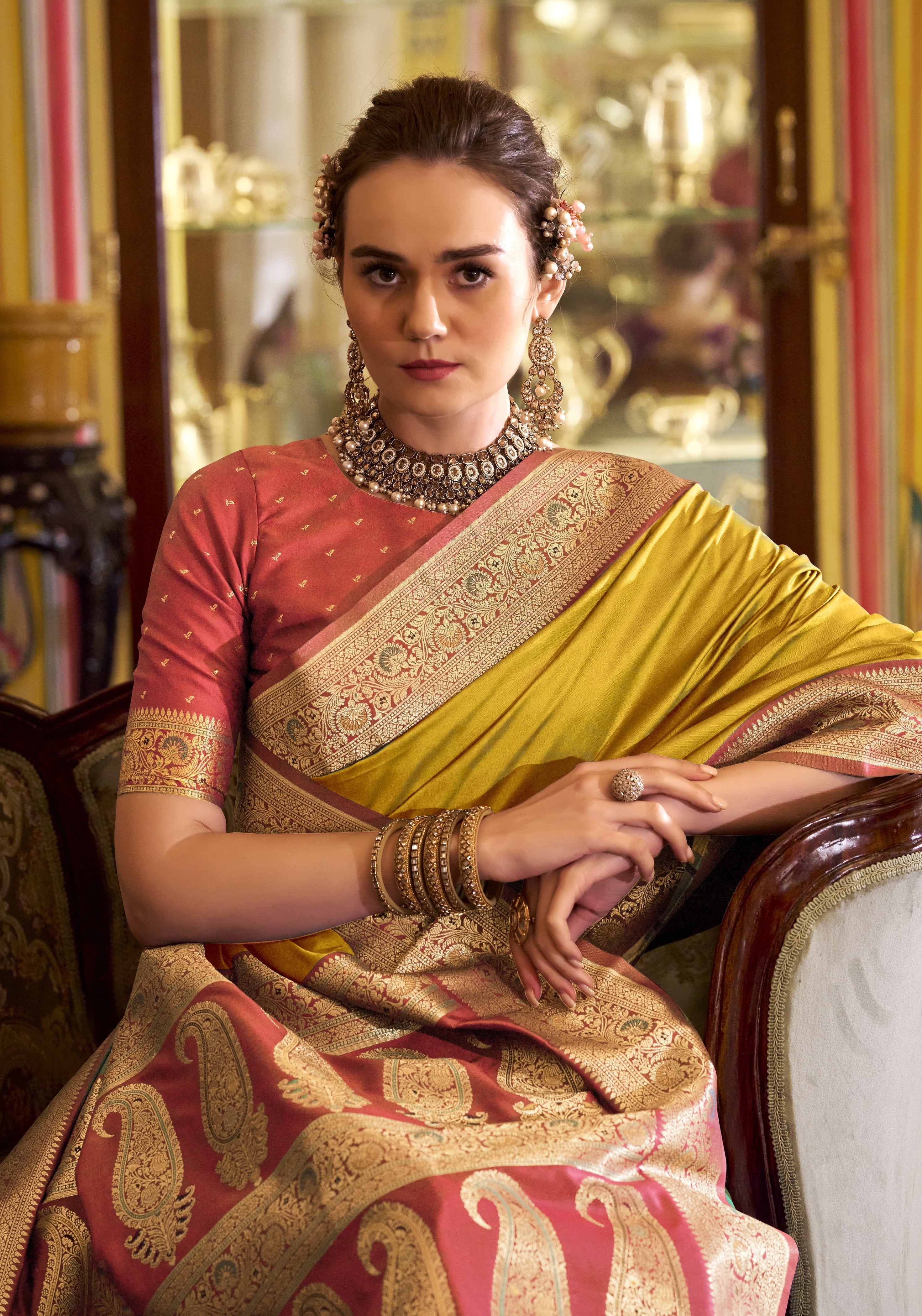 Soft Silk Saree with Elegant Drape – Available in 8 Shades