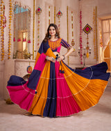 Designer Chaniya Choli with Dupatta & Jacket – Authentic Festive Wear