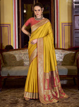 Soft Silk Saree with Elegant Drape – Available in 8 Shades