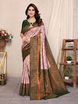 Organic Banarasi Lichi Silk Saree – Lightweight Wedding Collection