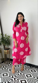 Exclusive Jaipuri Printed Cotton Co-ord Set for Women