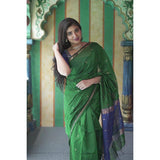 Exclusive Lilan Soft Cotton Saree – Charmful Slab Weaving Saree